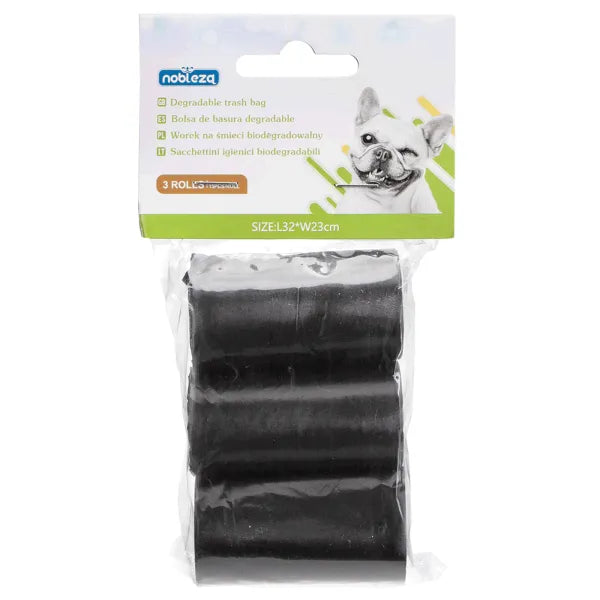 Bolsa de basura biodegradable-3 pcs-15 unidades / rollo