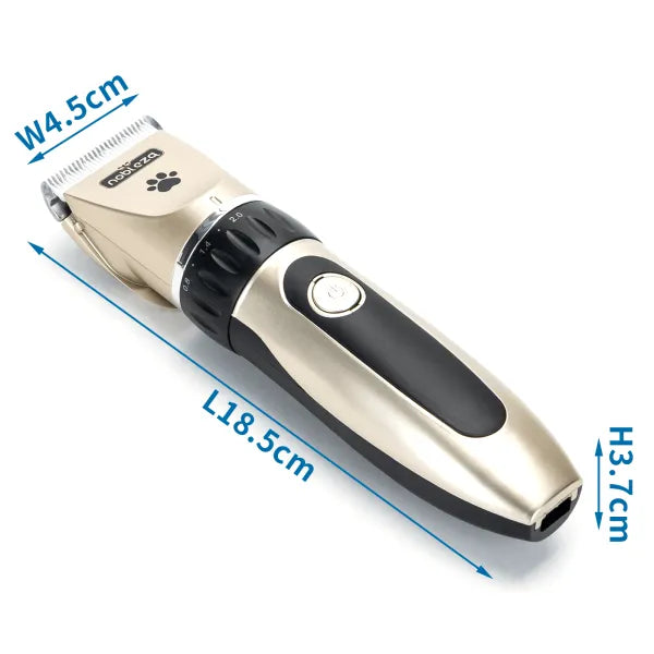 Cortapelo eléctrico para mascotas oro y negro L18.5*W4.5*H3.7cm