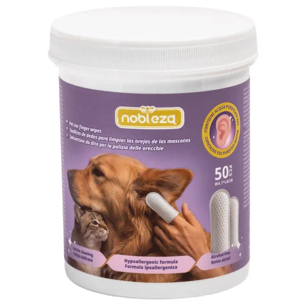 Toallitas limpiadoras de oídos para mascotas 50PCS