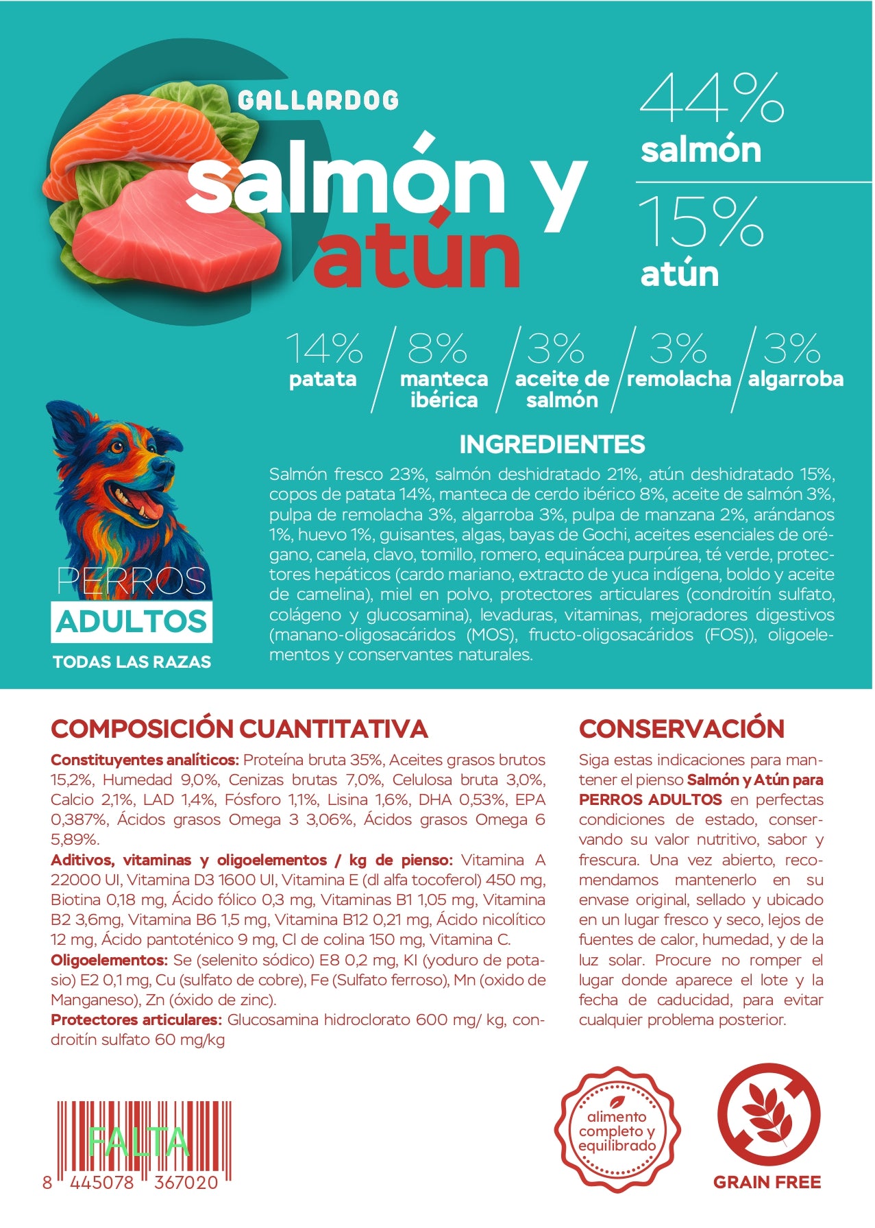 GRAIN FREE SALMON Y ATUN