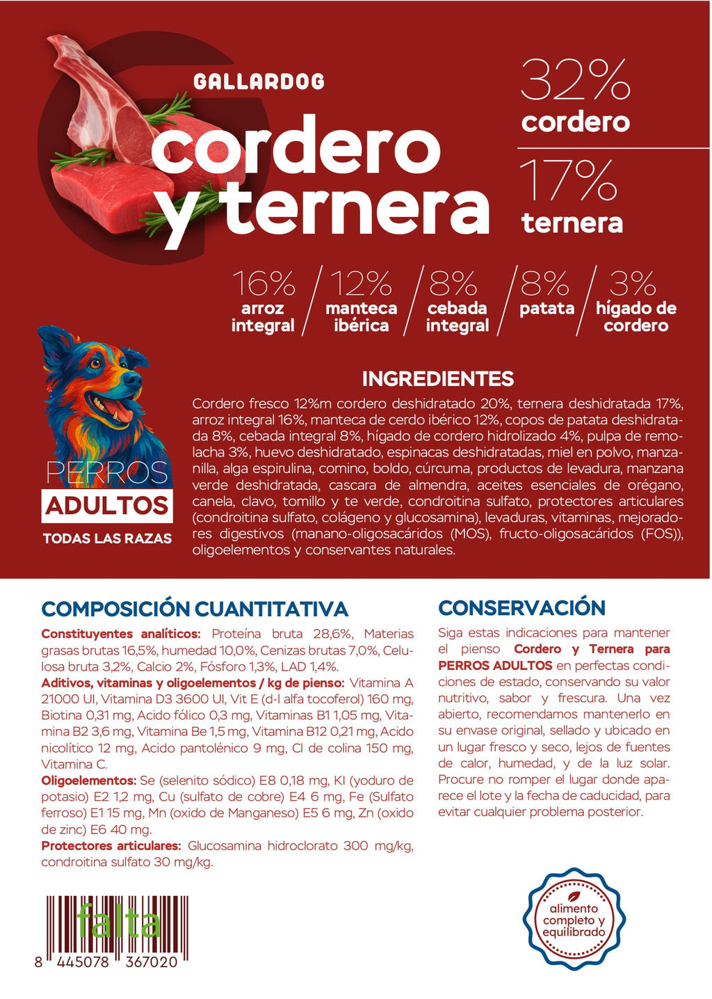 CORDERO Y TERNERA