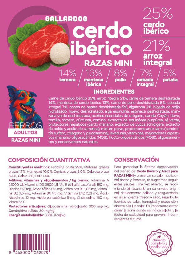 RAZAS PEQUEÑAS CERDO IBERICO